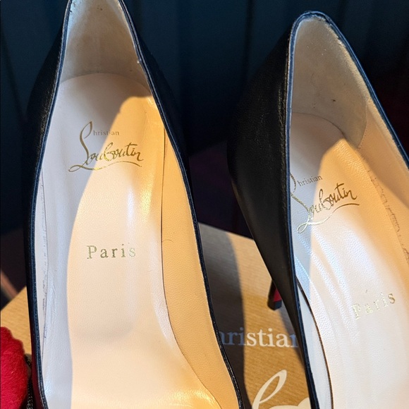 🔥 Authentic Christian Louboutin Clare Black Pumps – Nappa Leather 80mm – NWT 🔥 - Picture 13 of 17
